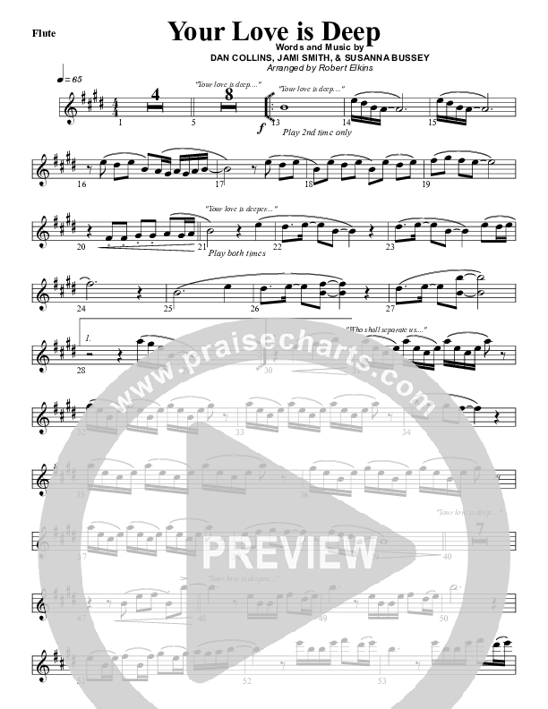 Your Love Is Deep Flute (G3 Worship)