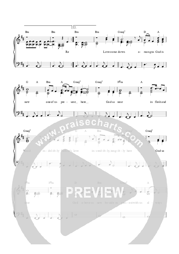 Rejoice God Is Now With Us Piano/Vocal (Graham Kendrick)