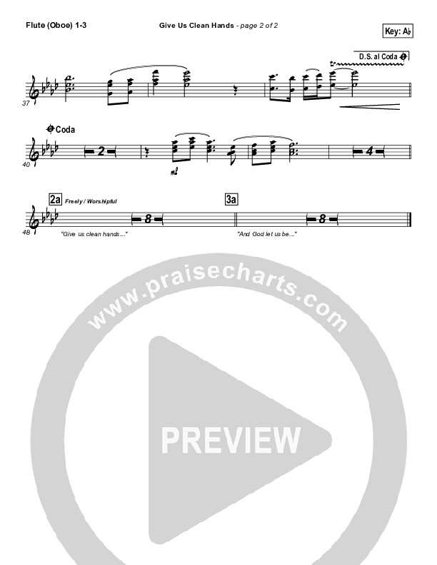 Give Us Clean Hands Wind Pack (Charlie Hall)