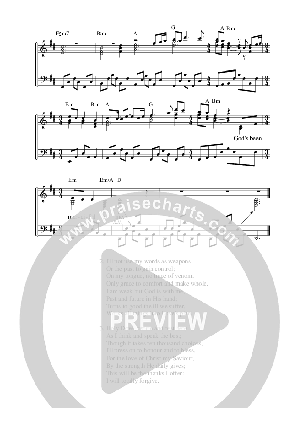 At The Cross Where Jesus Suffered (Merciful) Piano/Vocal (Graham Kendrick)