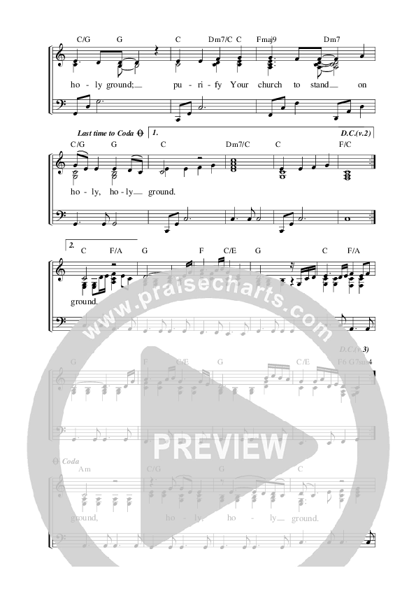 God Our God Is Near (Holy Ground) Piano/Vocal (Graham Kendrick)