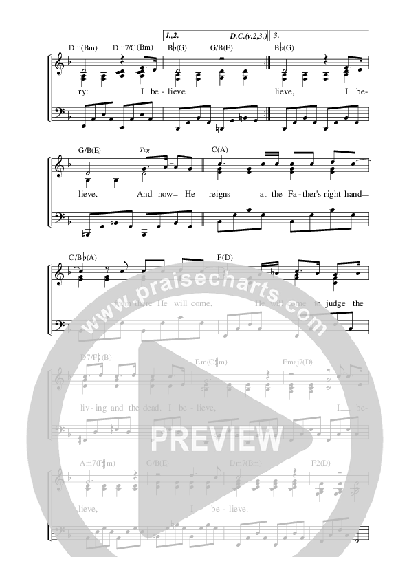 I Believe Piano/Vocal (Graham Kendrick)