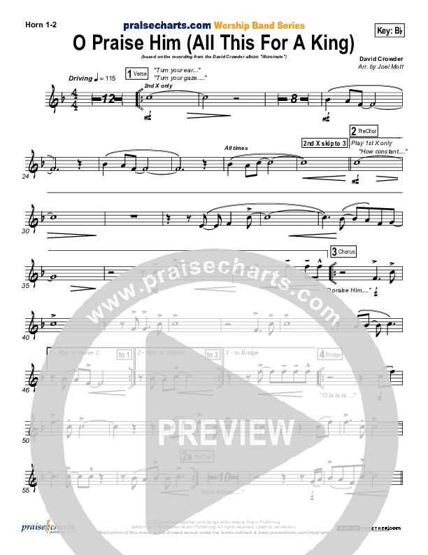 O Praise Him Brass Pack (David Crowder)