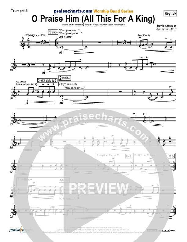 O Praise Him Trumpet 3 (David Crowder)