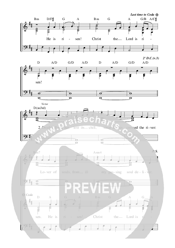 This Joyful Eastertide (Risen) Piano/Vocal (Graham Kendrick)