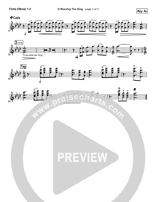 O Worship The King Wind Pack (Chris Tomlin / Passion)