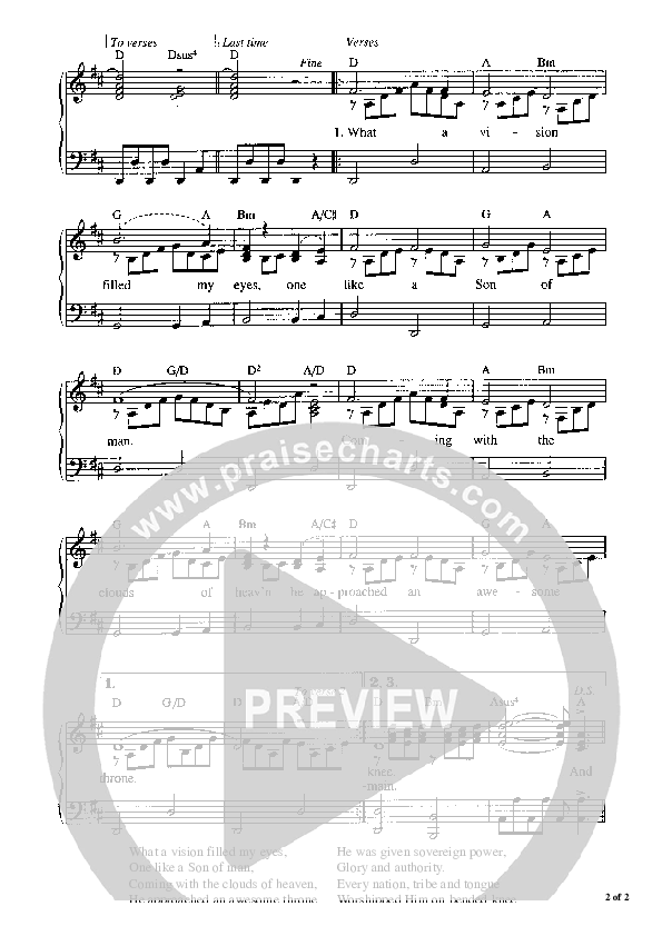 And He Shall Reign Piano/Vocal (Graham Kendrick)