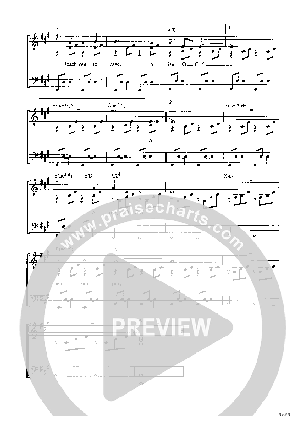 You Hear O Lord Piano/Vocal (Graham Kendrick)