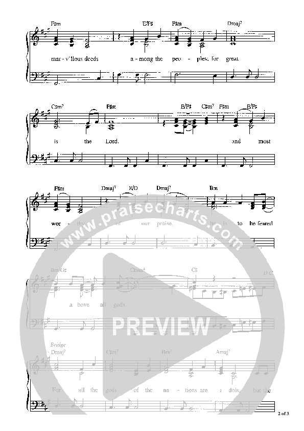 Declare His Glory Piano/Vocal (Graham Kendrick)