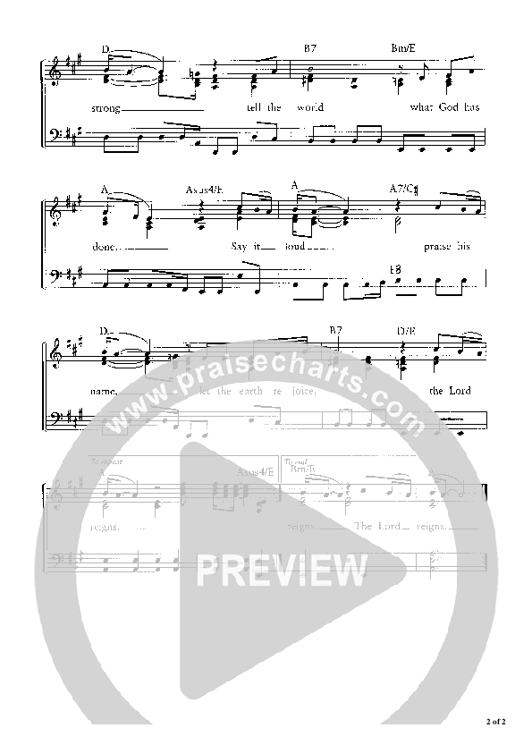 Say It Loud Piano/Vocal (Graham Kendrick)