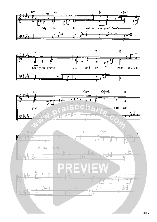 Where Two Or Three Piano/Vocal (Graham Kendrick)