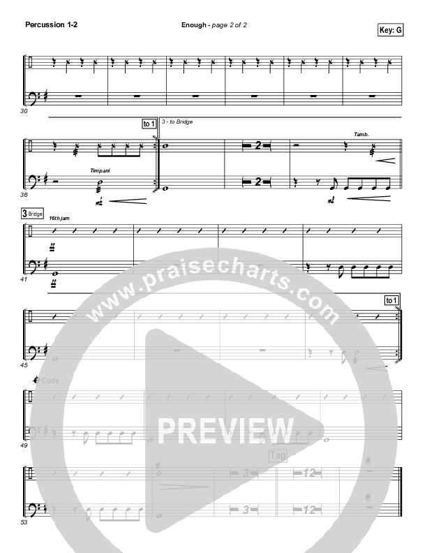 Enough Percussion 1/2 (Chris Tomlin / Passion)