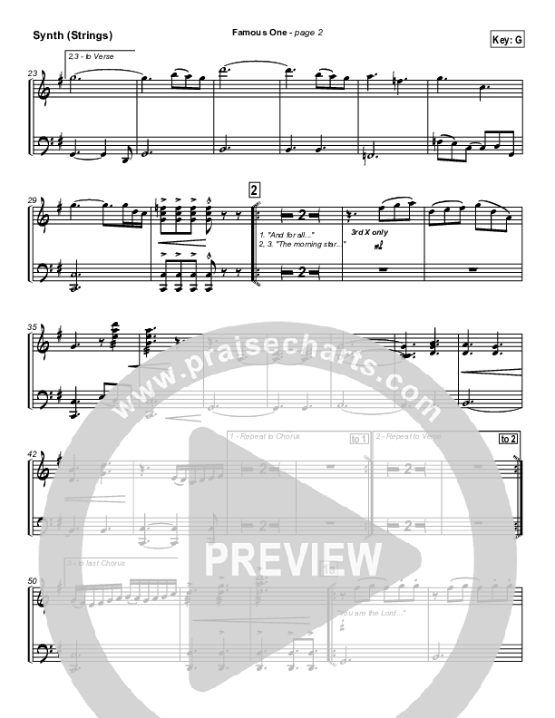 Famous One Synth Strings (Chris Tomlin / Passion)