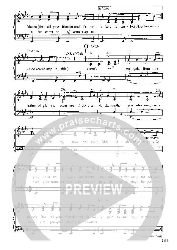 Heaven Invites You To A Party Piano/Vocal (Graham Kendrick)