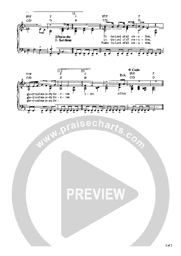 Psalm 148 Piano/Vocal (Graham Kendrick)