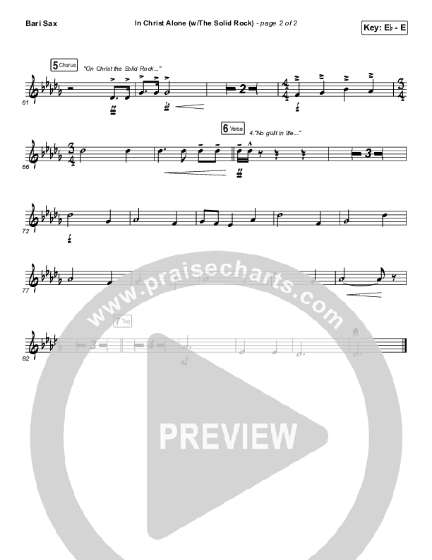 In Christ Alone Bari Sax (Travis Cottrell)