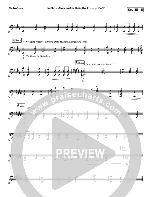 In Christ Alone Cello/Bass (Travis Cottrell)