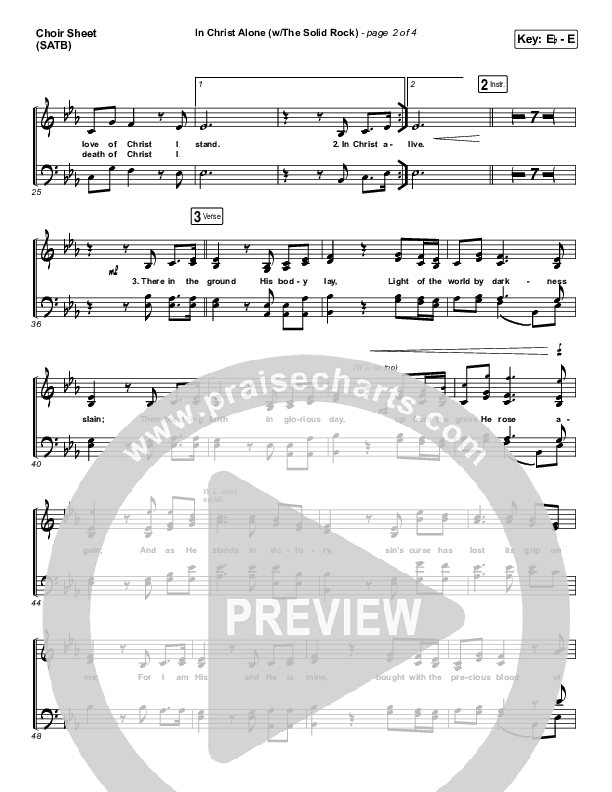 In Christ Alone Choir Vocals (SATB) (Travis Cottrell)