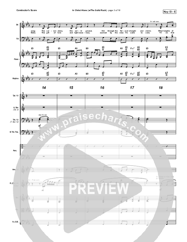 In Christ Alone Conductor's Score (Travis Cottrell)