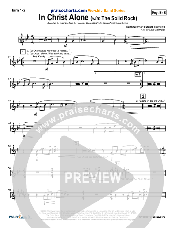 In Christ Alone French Horn 1/2 (Travis Cottrell)