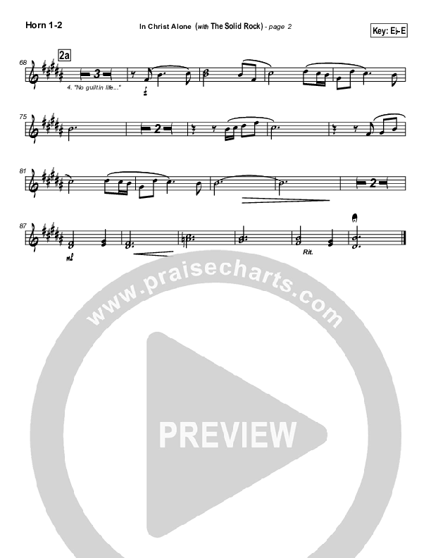 In Christ Alone French Horn 1/2 (Travis Cottrell)