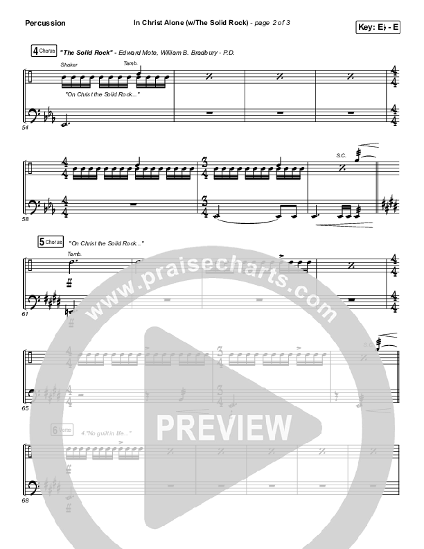 In Christ Alone Percussion (Travis Cottrell)