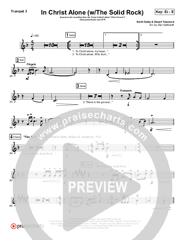 In Christ Alone Trumpet 3 (Travis Cottrell)