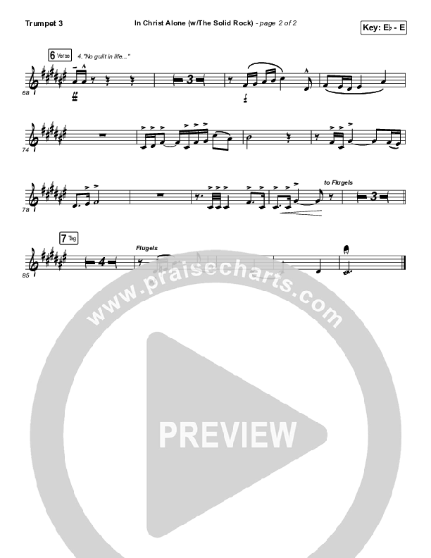 In Christ Alone Trumpet 3 (Travis Cottrell)