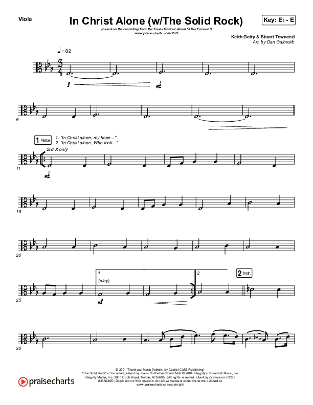 In Christ Alone Viola (Travis Cottrell)