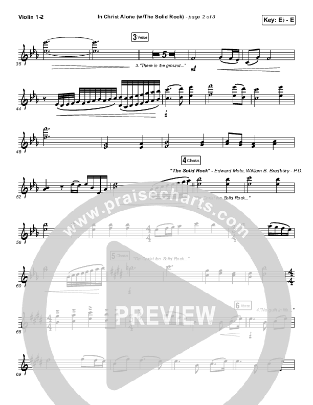 In Christ Alone Violin 1/2 (Travis Cottrell)