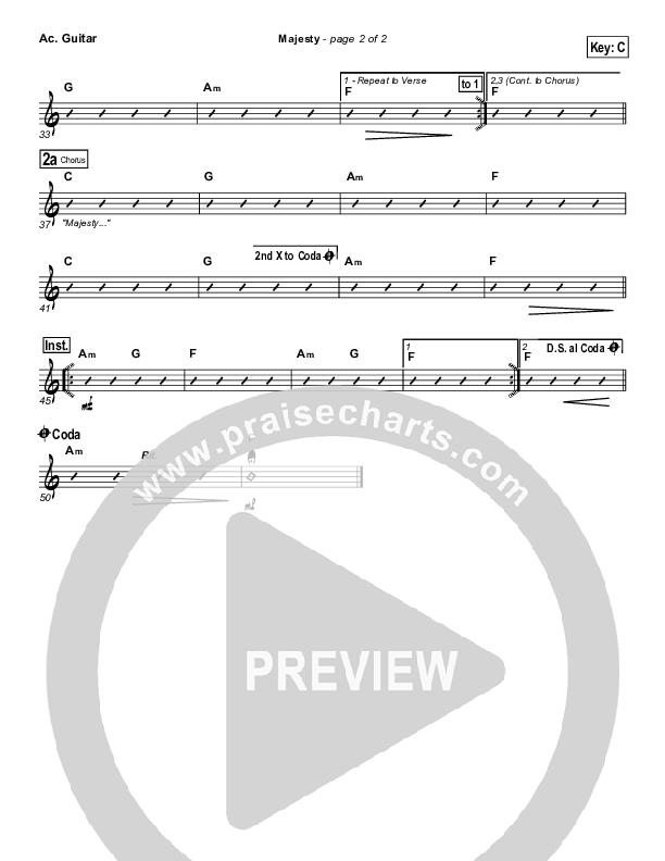 Majesty Acoustic Guitar (Delirious)