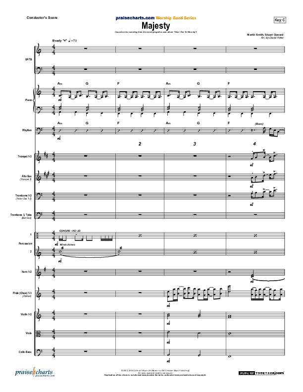 Majesty Conductor's Score (Delirious)