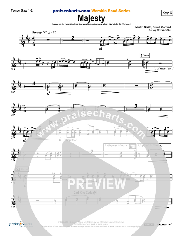 Majesty Tenor Sax 1/2 (Delirious)