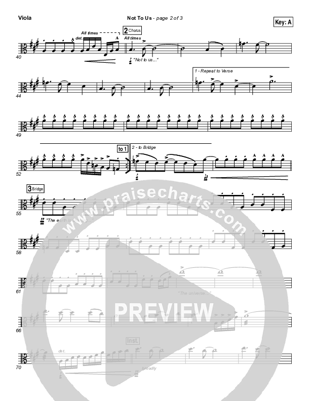 Not To Us Viola (Chris Tomlin / Passion)