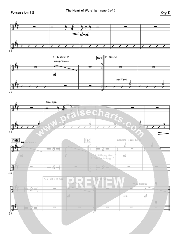 The Heart Of Worship Percussion (Matt Redman)