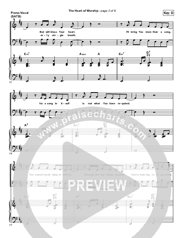 The Heart Of Worship Piano/Vocal Pack (Matt Redman)
