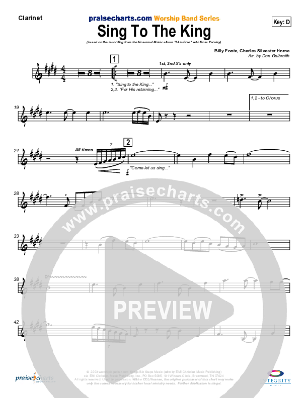 Sing To The King Wind Pack (New Life Worship)