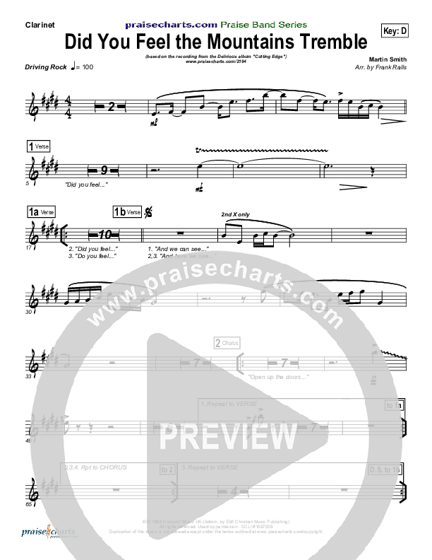 Did You Feel the Mountains Tremble Wind Pack (Delirious / Passion)