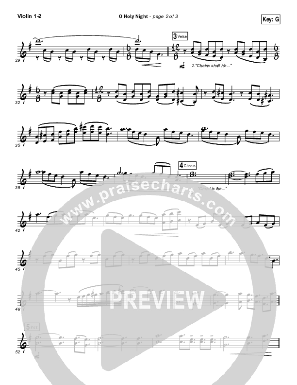 O Holy Night Violin 1/2 (Kerrie Roberts)