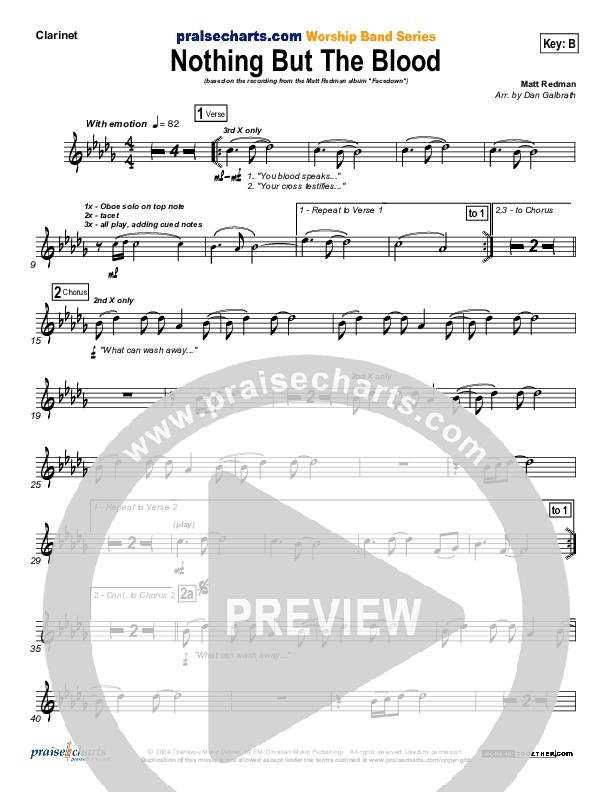 Nothing But The Blood Wind Pack (Matt Redman)