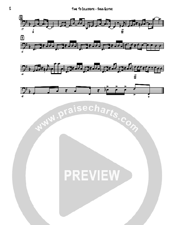 Time To Celebrate Bass Guitar (David Arivett)