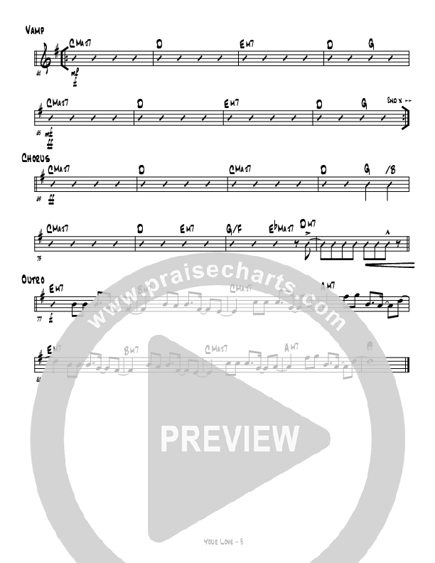 Your Love Rhythm Chart (Cindy Cruse Ratcliff)