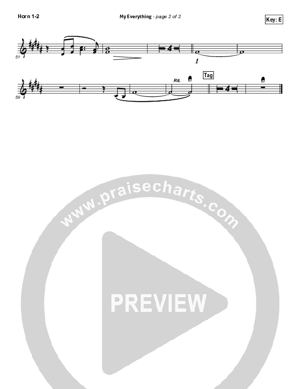 My Everything Brass Pack (Gateway Worship)