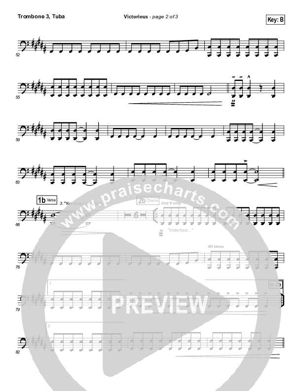 Victorious Trombone 3/Tuba (Gateway Worship)