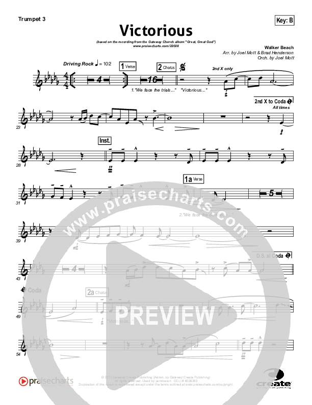 Victorious Trumpet 3 (Gateway Worship)