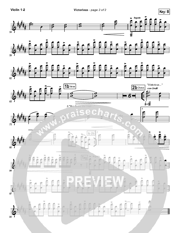 Victorious Violin 1/2 (Gateway Worship)