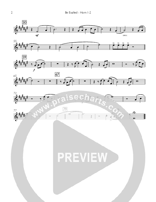 Be Exalted French Horn 1/2 (Concord Worship / Destiny Rambo McGuire)