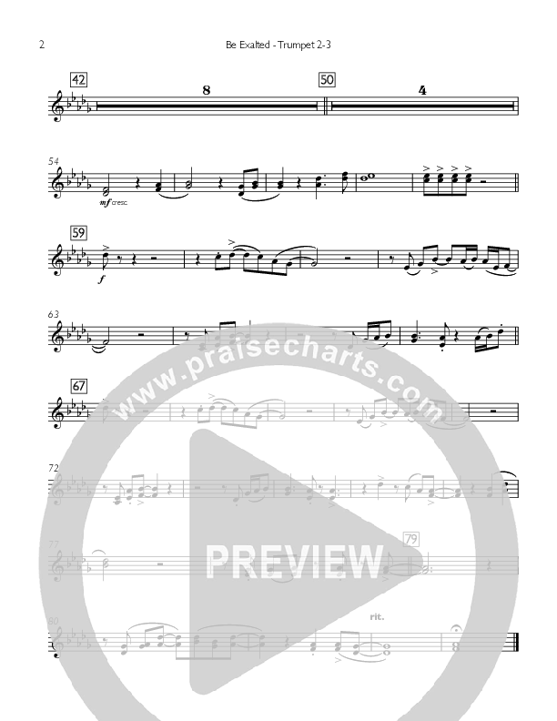 Be Exalted Trumpet 2/3 (Concord Worship / Destiny Rambo McGuire)
