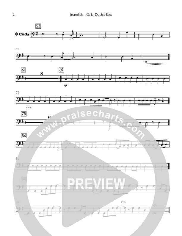 Incredible Cello/Bass (Concord Worship / Mike Haight)