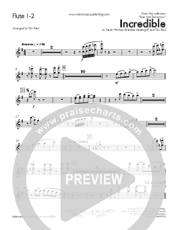 Incredible Flute 1/2 (Concord Worship / Mike Haight)